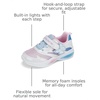 image:imageStride Rite Baby Lighted Sneaker ToddlerLittle KidAurora Silver